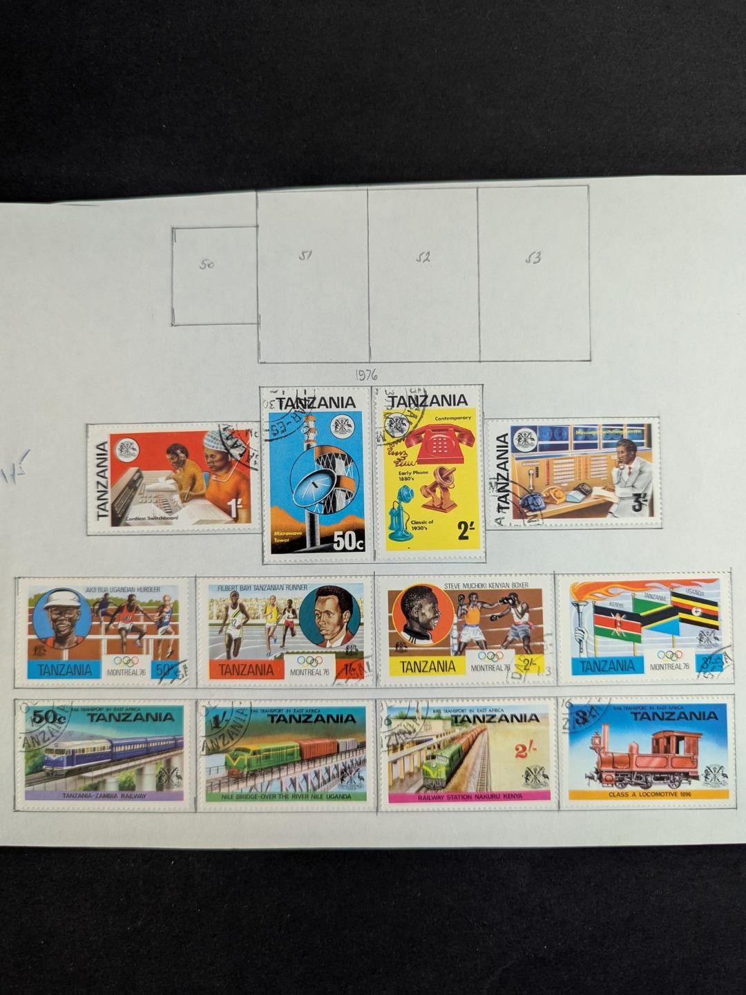 1960s-? Tarzana, Africa on Home Made Pages- Mint & Used -See ~40 Photos
