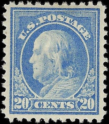c1917 - USA 20c Franklin - Scott 515 - MH, OG - Choice!