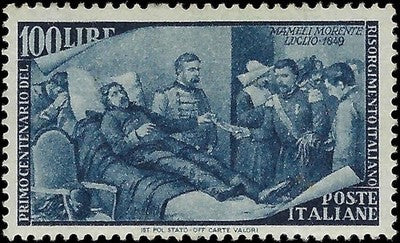 c1948 Italy 100l - Scott506 - MNH, OG - Cat= $230!