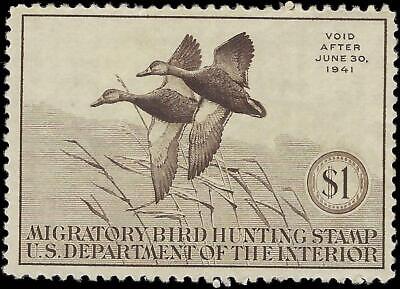 VEGAS - 1940 Duck Stamp - Scott RW7 - MH, OG