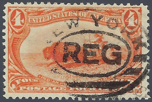 1898 USA - Scott 287 - 4c - Nice Reg Cancel - Fresh & Well Centered