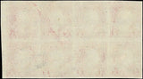 c1923 - #577 2c Washington Imperf Used Block of 8 - Good Centering!