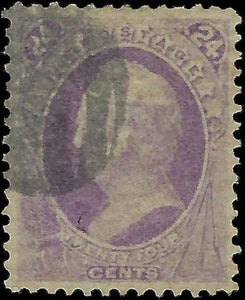 c1870 - Sc# 153 Scott 25c Stamp - Used - Well Centered!