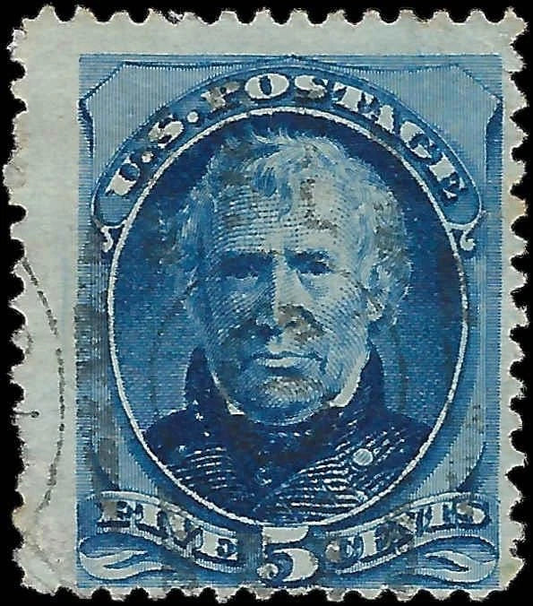 1879 USA - Scott 179 - Micro-TearRight Edge - Light Cancel