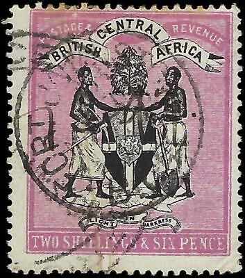 VEGAS - 1895 British Central Africa - 2sh 6p - Scott 26 - Used - Checked, No WM