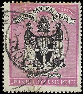 VEGAS - 1895 British Central Africa - 2sh 6p - Sc# 26 - Used - Checked, No WM