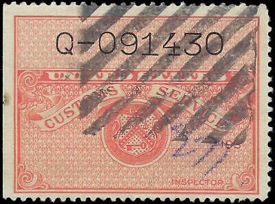 VEGAS - US Customs Baggage Inspection Stamp