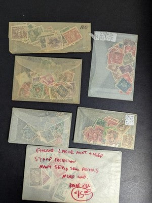 Misc Nordic Stamps (Much Iceland!) in Glassines Unopened From Estate! -67 Photos