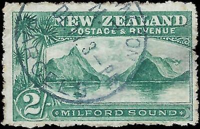 VEGAS - 1902 New Zealand Milford Sound, 2sh - Scott 119 - WM61 (NZ Star) - Thin