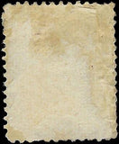 VEGAS - 1879 Postage Due 10c - Scott J5 - Vert Crease Left - Fancy Cancel