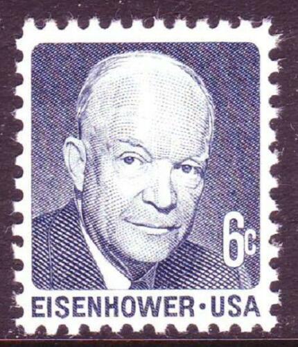 1970 Dwight D Eisenhower Single 6c Postage Stamp - MNH, OG - Scott 1393 - CX366