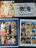 Box of Misc International Stamps, Souvenir Sheets & More - 86 Photos