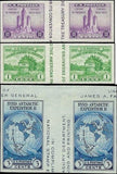 c1933 - #730, 731 & 735 Imperf Gutter Pairs - MH