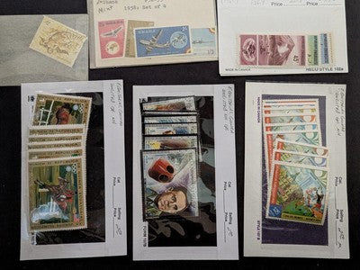 Box of Misc Africa Stamps in Glassines Unopened From Estate! -109 Photos