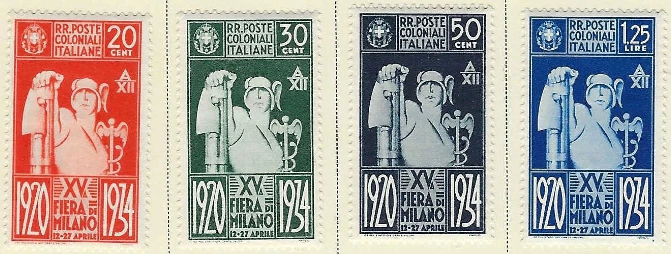 1934 Italian Colonies - Scott 42-45 - MH - Beautiful Set!