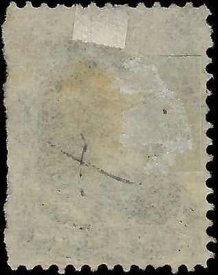 c1865 Newfoundland, Canada - Scott 27 - Used, Edge Flaw