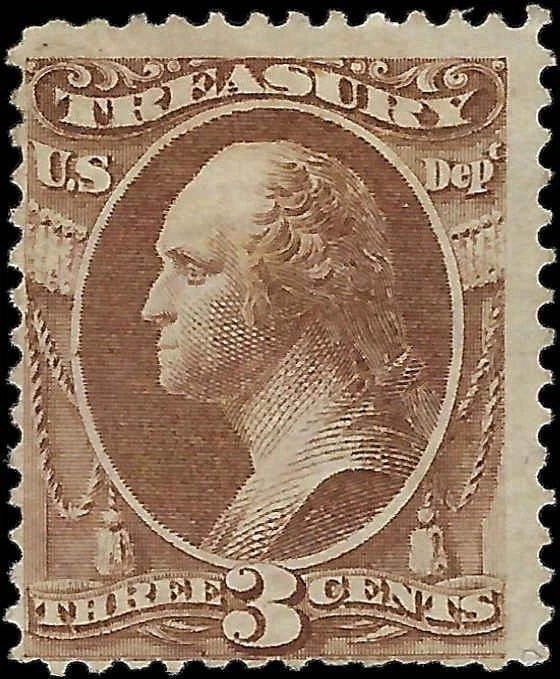 1873 USA - Scott O74 Mint, No Gum - No Significant Flaws - Fresh