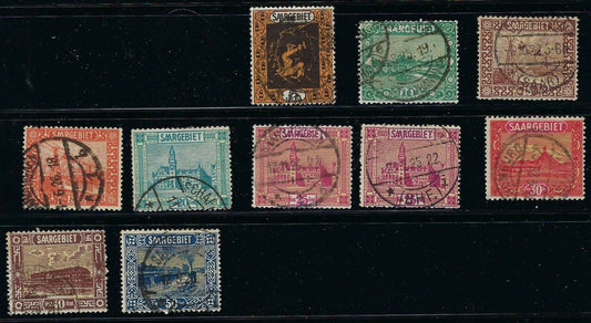 1922 Saar Scott 100-110 Short Set - Used as Shown - #101 Has Corner Crease