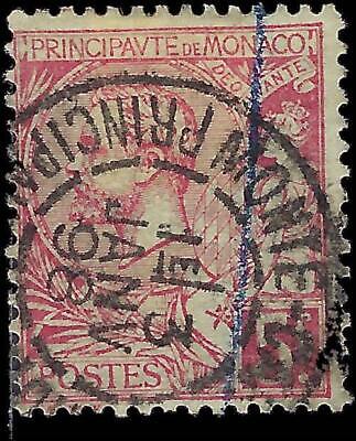 VEGAS - 1891 Monaco 5F - Scott 27 - Used - Solid! - Date Cancel