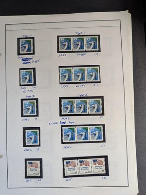 USA Transportation & Other Coils on Pages in Mounts - MNH - See 21 Photos