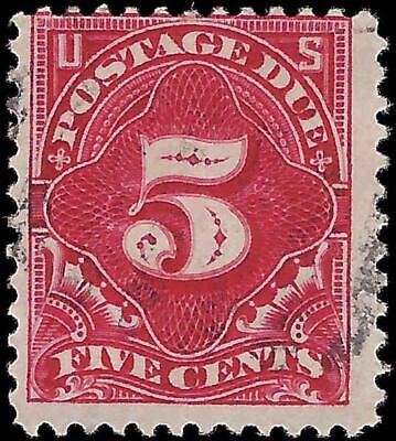 VEGAS - 1894 Postage Due 5c - Scott J34 - Verified No WM - Fresh!