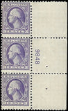 c1918 Scott 530 Plate Triplet - MNH, Undisturbed OG