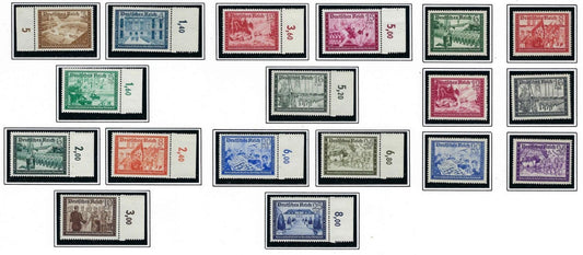 1939-41 Germany - Sc# B148-B159 - MNH, Undisturbed OG - Post Office Fresh! READ