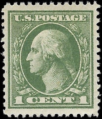 c1919 - USA 1c Washington - Scott 536 - (Perf 12.5) MH, OG - Fresh!