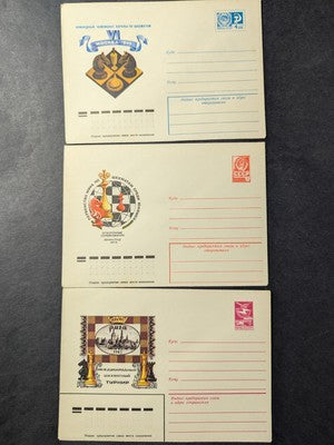 29 Chess Themed Covers/Post Cards - Most Russia - See 10 Photos