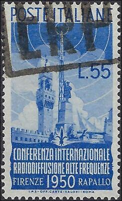 VEGAS - 1950 Italy 55L - S# 539 - Used - Cat= $80 - Centering! - No Hidden Flaws