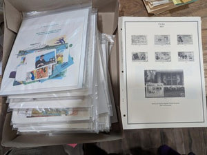 Box of Caribbean Year Sets & Pages Mostly Unopened From Estate! -15 Photos