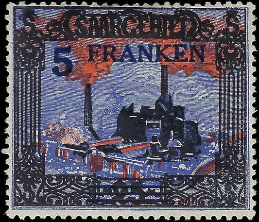 1921 Saar Sc# 83 - Mint Lightly Previously Hinged