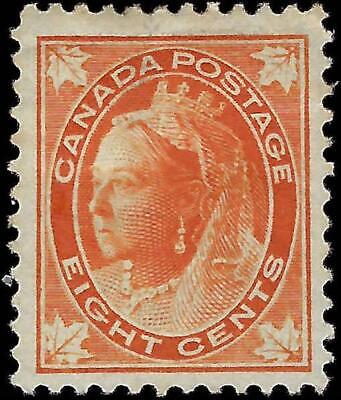VEGAS - 1897 Canada Queen Victoria - 8c - Scott 72 - Very Light Cancel