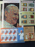 Box of Misc International Stamps, Souvenir Sheets & More - 86 Photos