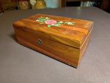 Vintage Lane? Custom Painted Cedar Dresser Jewelry Trinket Chest - Free Shipping