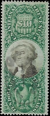 VEGAS - 1862-71 Revenue - Scott R149 - Light Cut Cancel - Nice Centering!