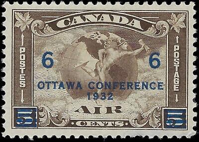 VEGAS - 1932 Canada Airmail Ottawa Conference - 6c - Scott C4 - MH, OG - Thin