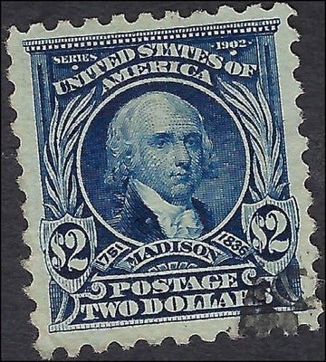 c1917 - USA $2 Madison - Scott 479 - Used - Corner Cancel