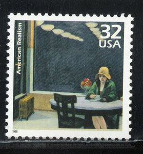 1998 The 1920s American Realism Single 33c Postage Stamp, Sc# 3184n, MNH, OG