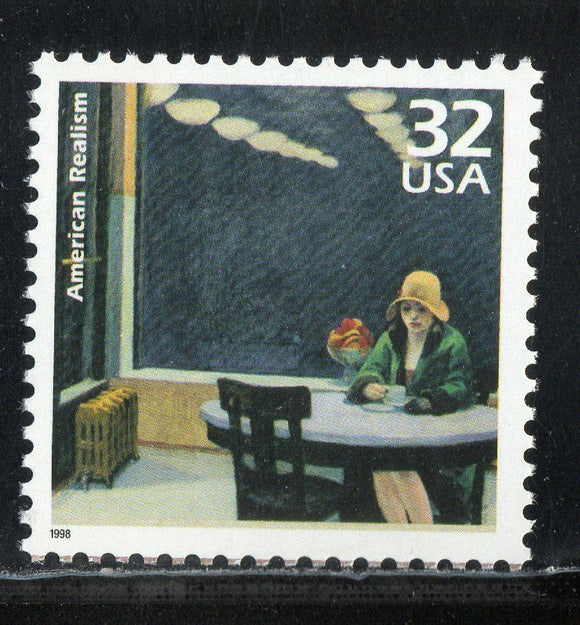 1998 The 1920s American Realism Single 33c Postage Stamp, Sc# 3184n, MNH, OG