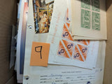 Box of Misc International Stamps, Souvenir Sheets & More - 86 Photos
