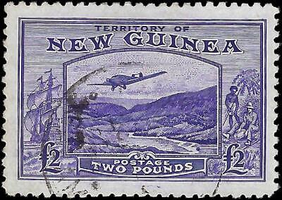VEGAS -1935 New Guinea 2 Pounds - Scott C44 - Used - Solid - Cat= $160!