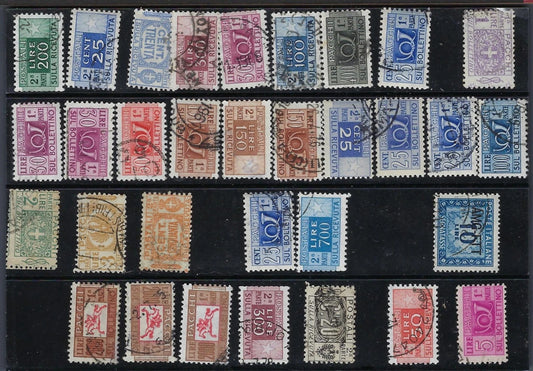 Italy Parcel Post Lot - Used - As Shown - Some with Flaws