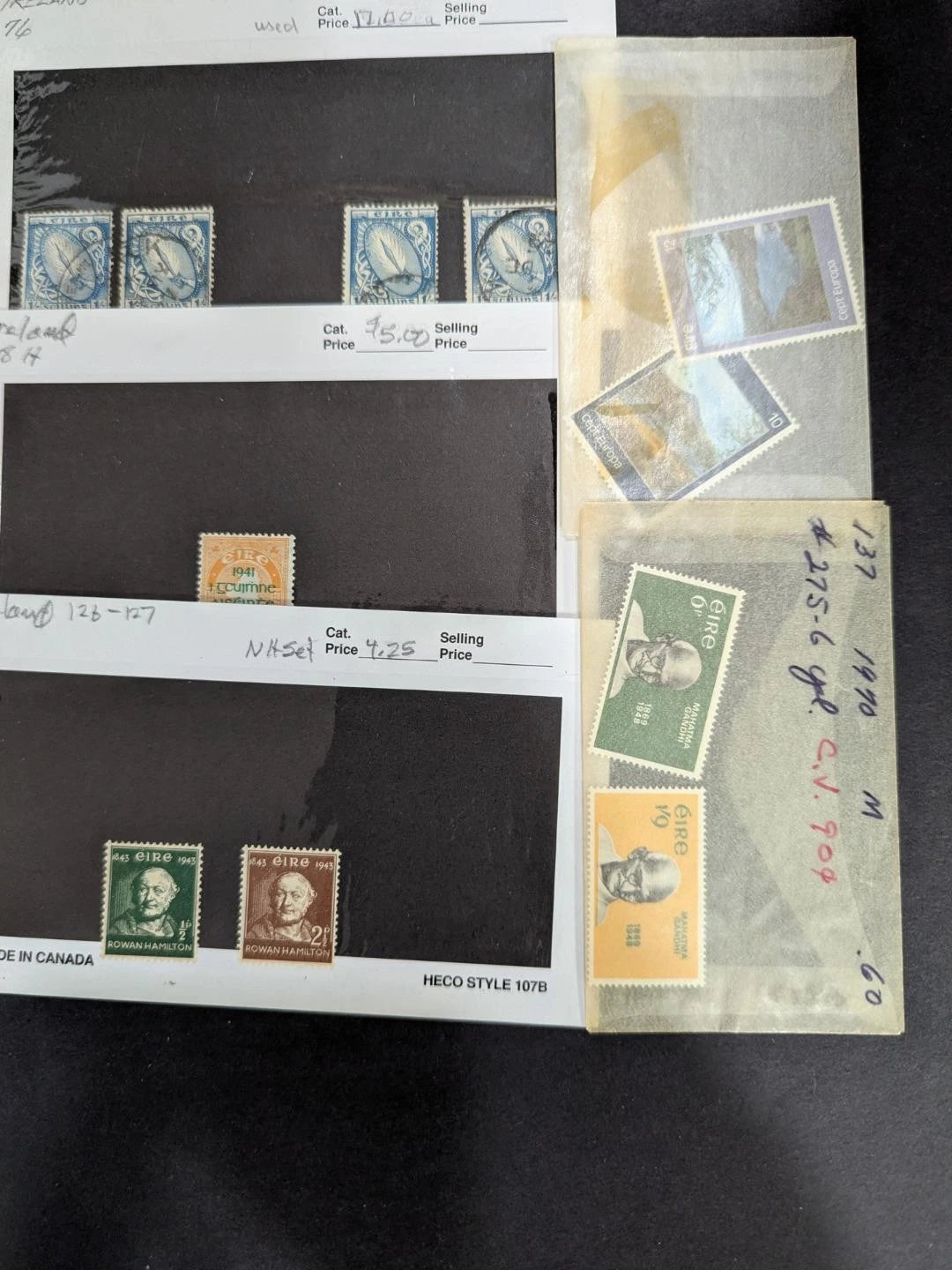 Quantity of Ireland Stamps - Unchecked -Some Better - Many Sets - See 35 Photos