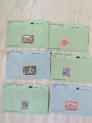 Malaya Collection in Stock Cards - M & U - See ~14 Photos