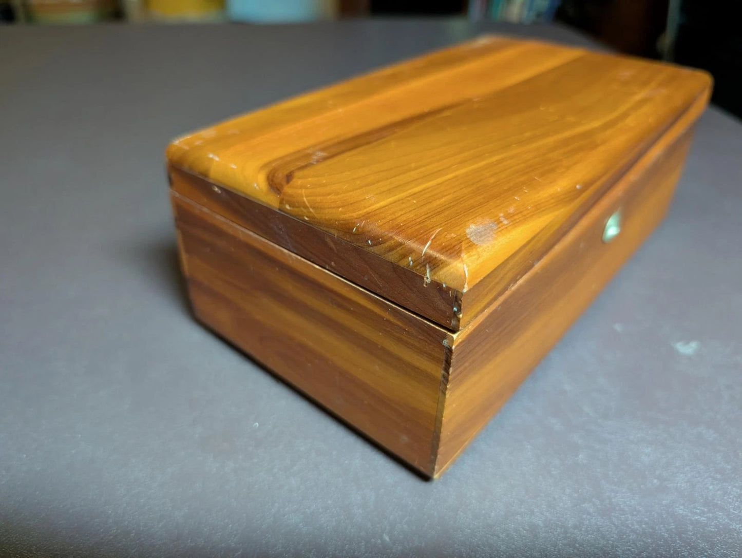 Attrractive Vintage Lane Cedar Dresser Jewelry Trinket Chest - Free Shipping -34