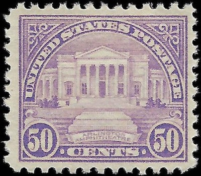 c1923 - USA 50c Arlington - Scott 570 - MH, OG