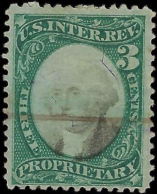 VEGAS - 1871-74 Revenue - Scott RB3a - Light Cancel
