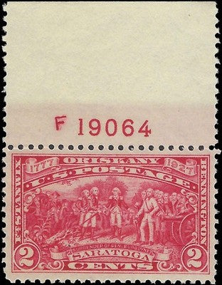 c1927 - #644 Burgoyne 2c - MNH, Undisturbed OG & PL# - Well Centered Choice!