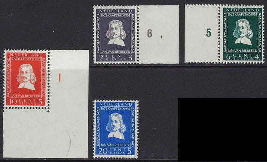 1952 Netherlands - Scott B234-B237 - MH, OG Set - Solid